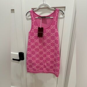 GUCCI Cotton-jacquard mini dress